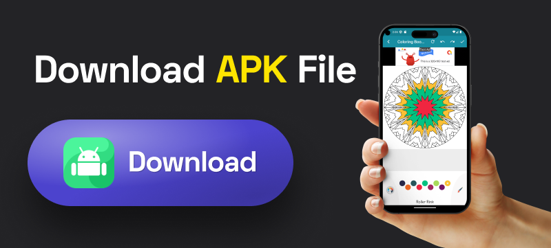 Coloring Book For Mandala