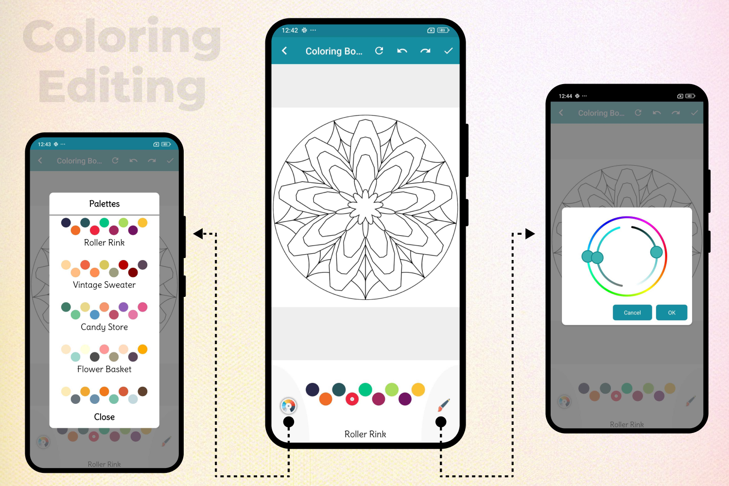 Coloring Book For Mandala