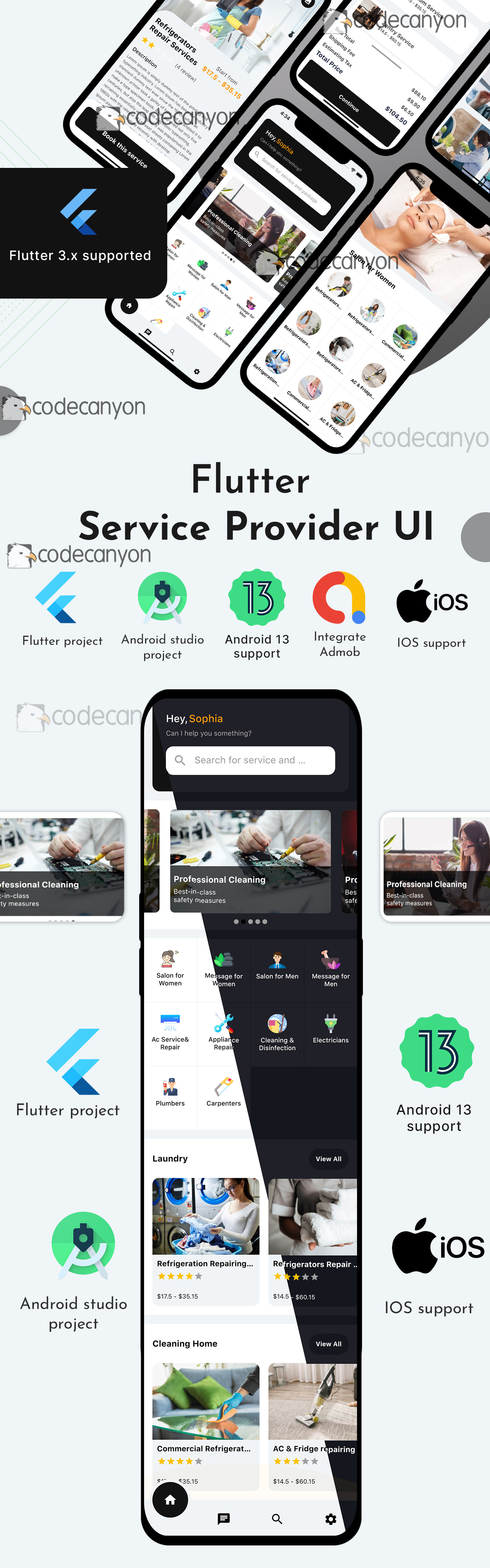 Mega Bundle Flutter UI Kit | All in one | 6 Premium Apps (Add 1 App Every Month) - 17