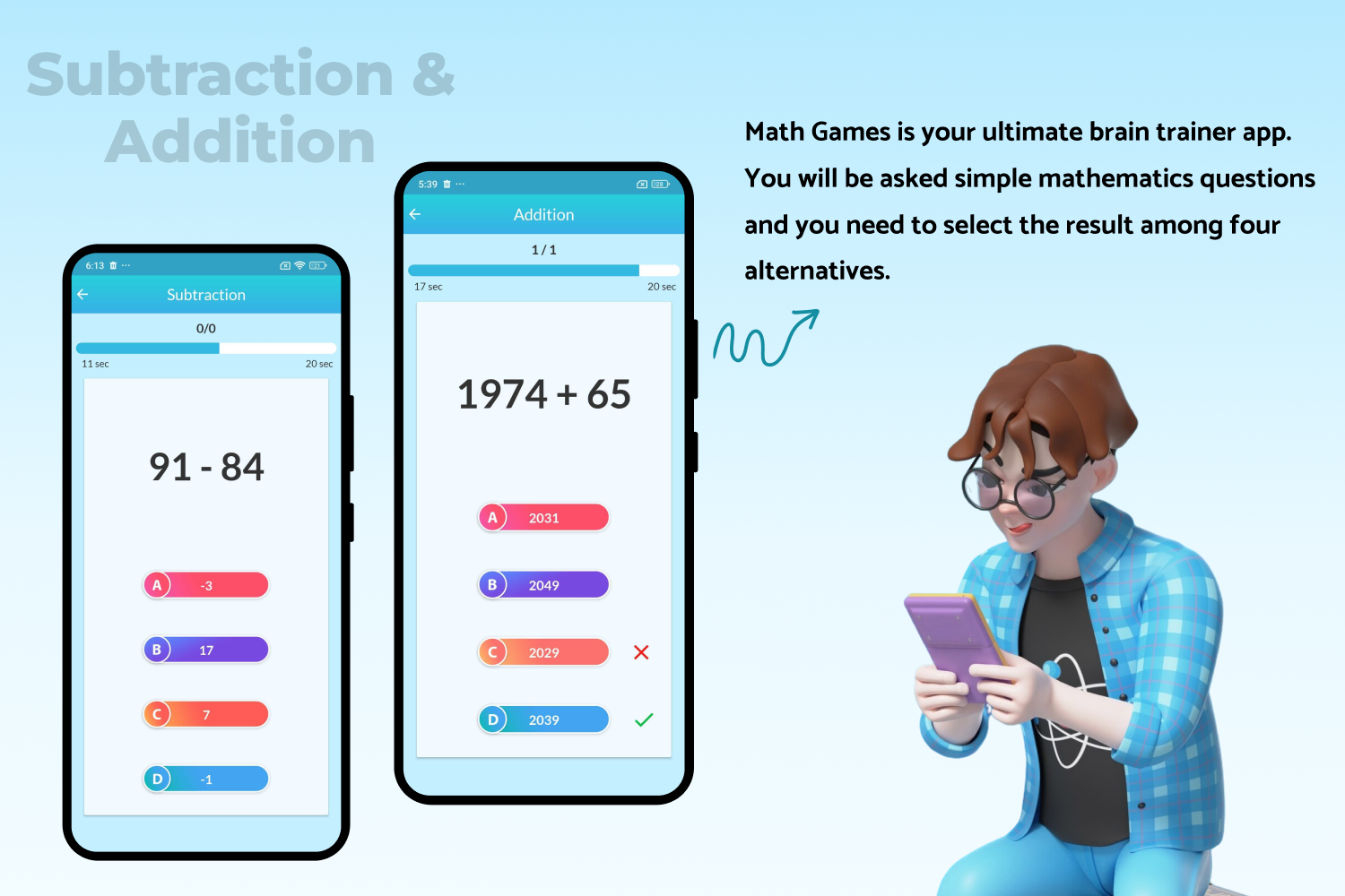Maths Quiz and Brain Trainer