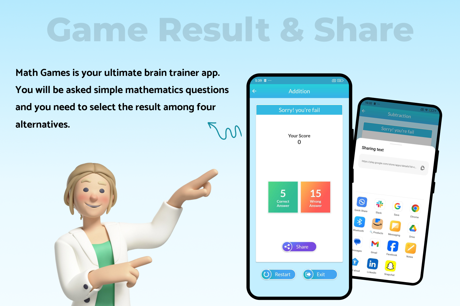 Maths Quiz and Brain Trainer