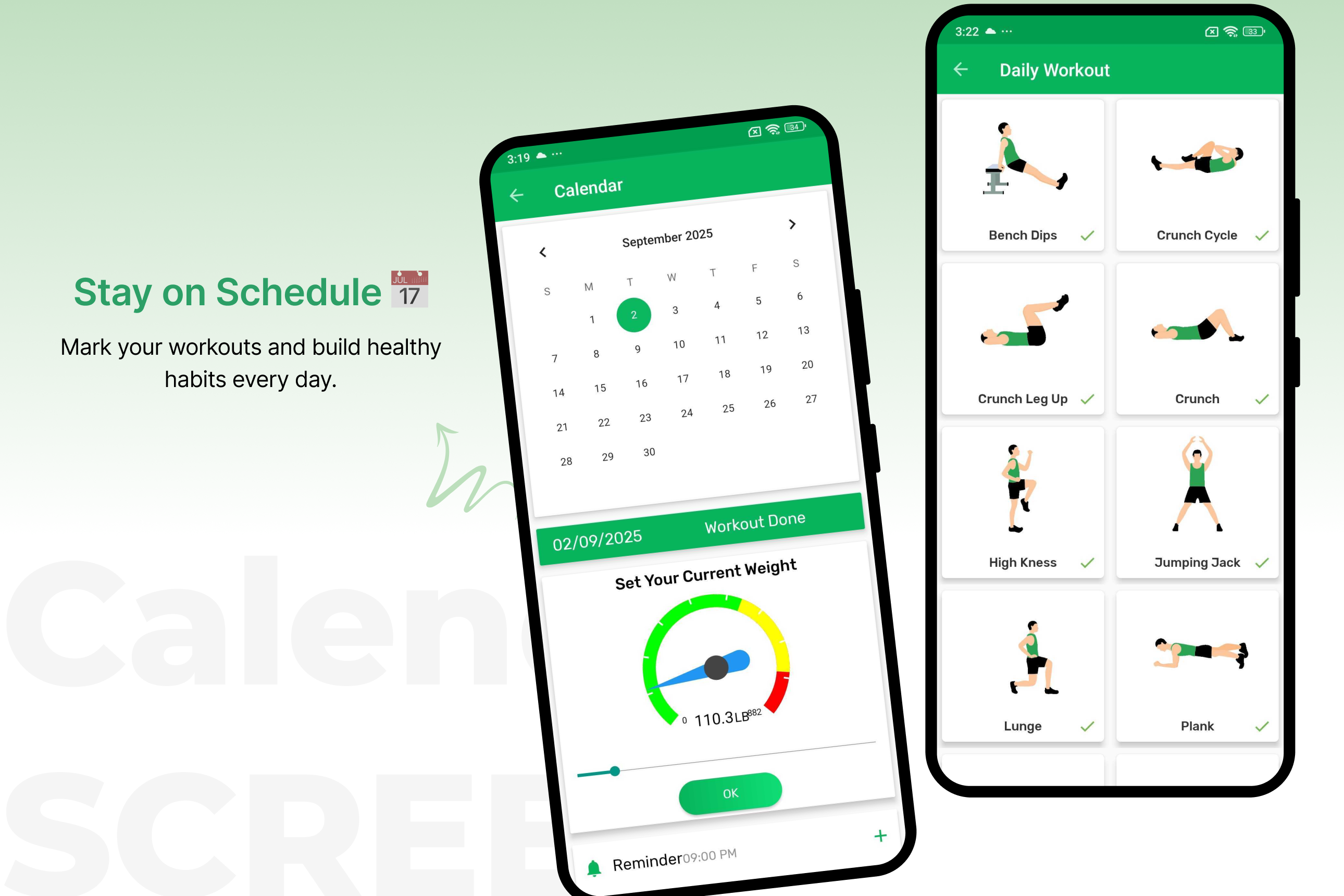 Daily Workouts - No Equipment Required