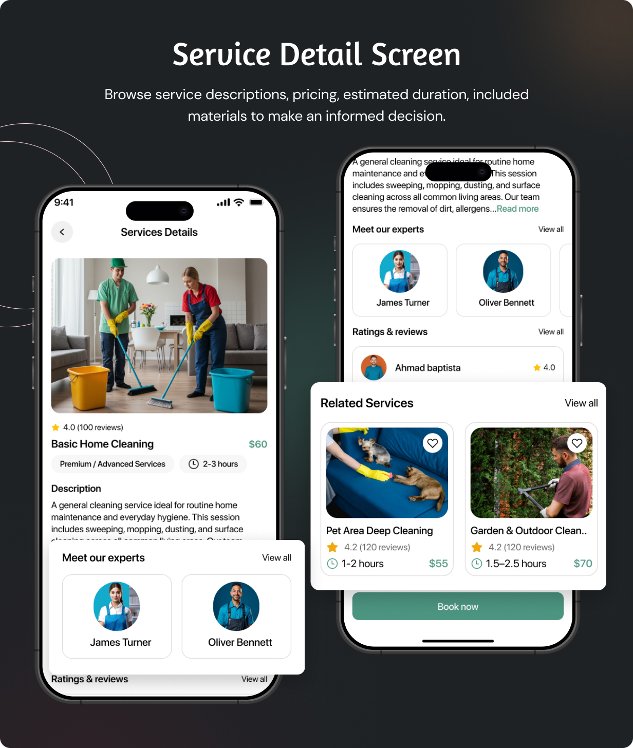 Cleaning Services Booking Full app in Flutter (Android, iOS) with Node.js Backend App