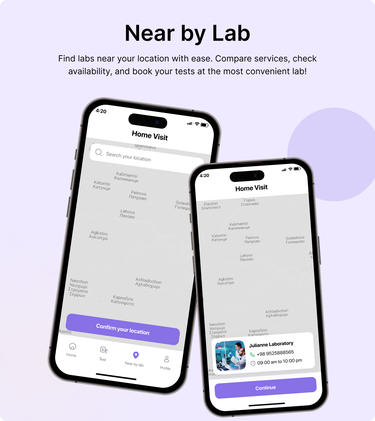 Pathology: Book Lab Testing Full App in Flutter with Node.js Backend | Lab Portal App