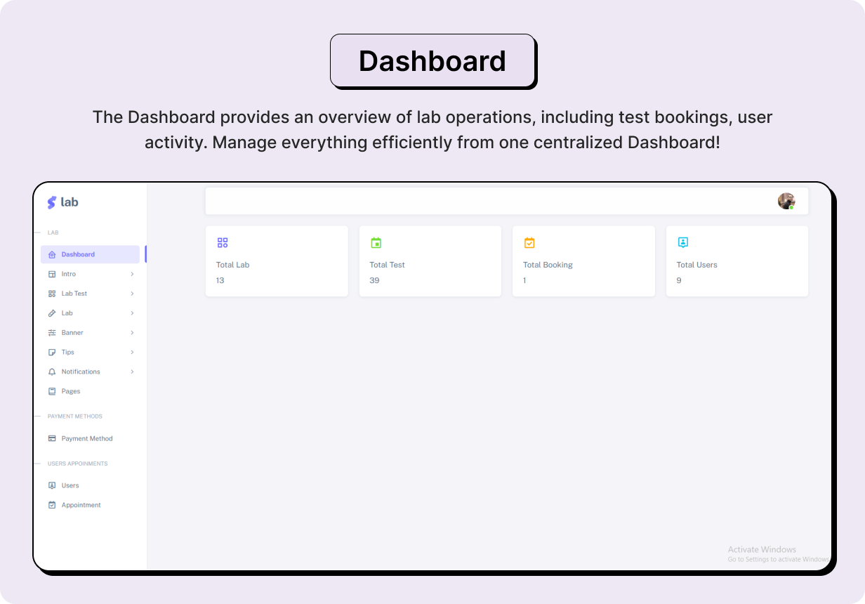 Pathology: Book Lab Testing Full App in Flutter with Node.js Backend | Lab Portal App