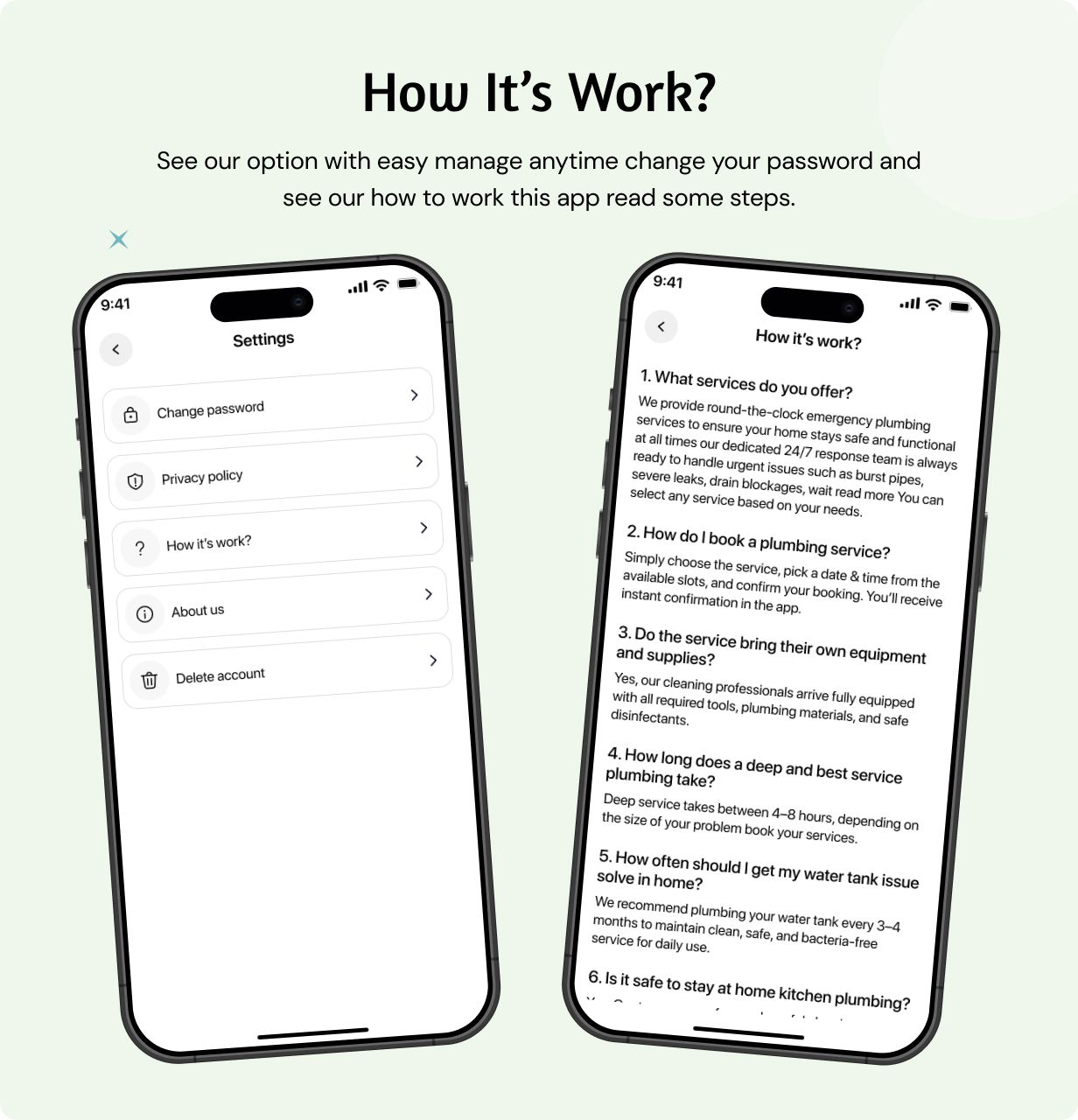 Plumber Services Booking Full app in Flutter (Android, iOS) with Node.js Backend App