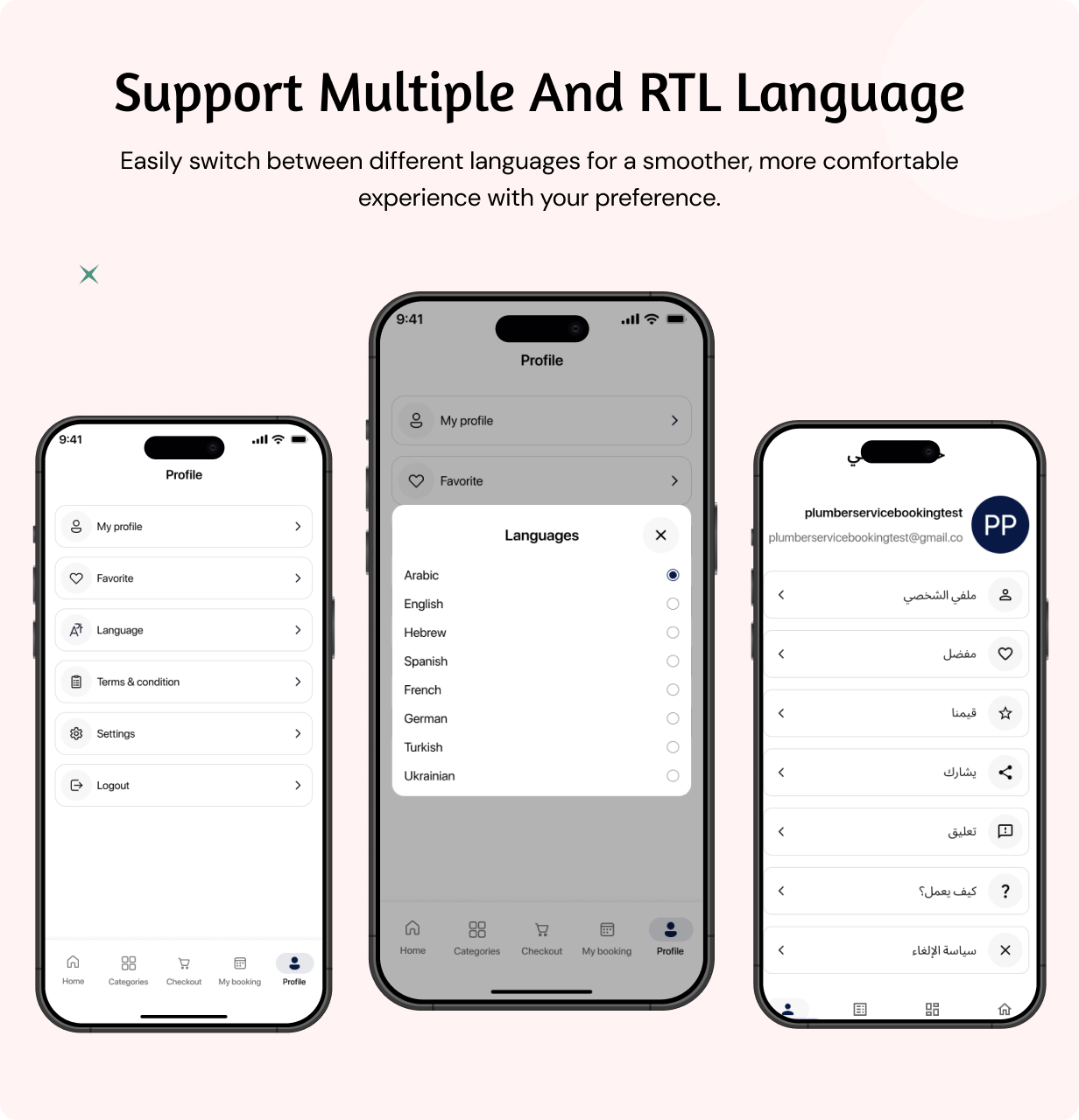 Plumber Services Booking Full app in Flutter (Android, iOS) with Node.js Backend App