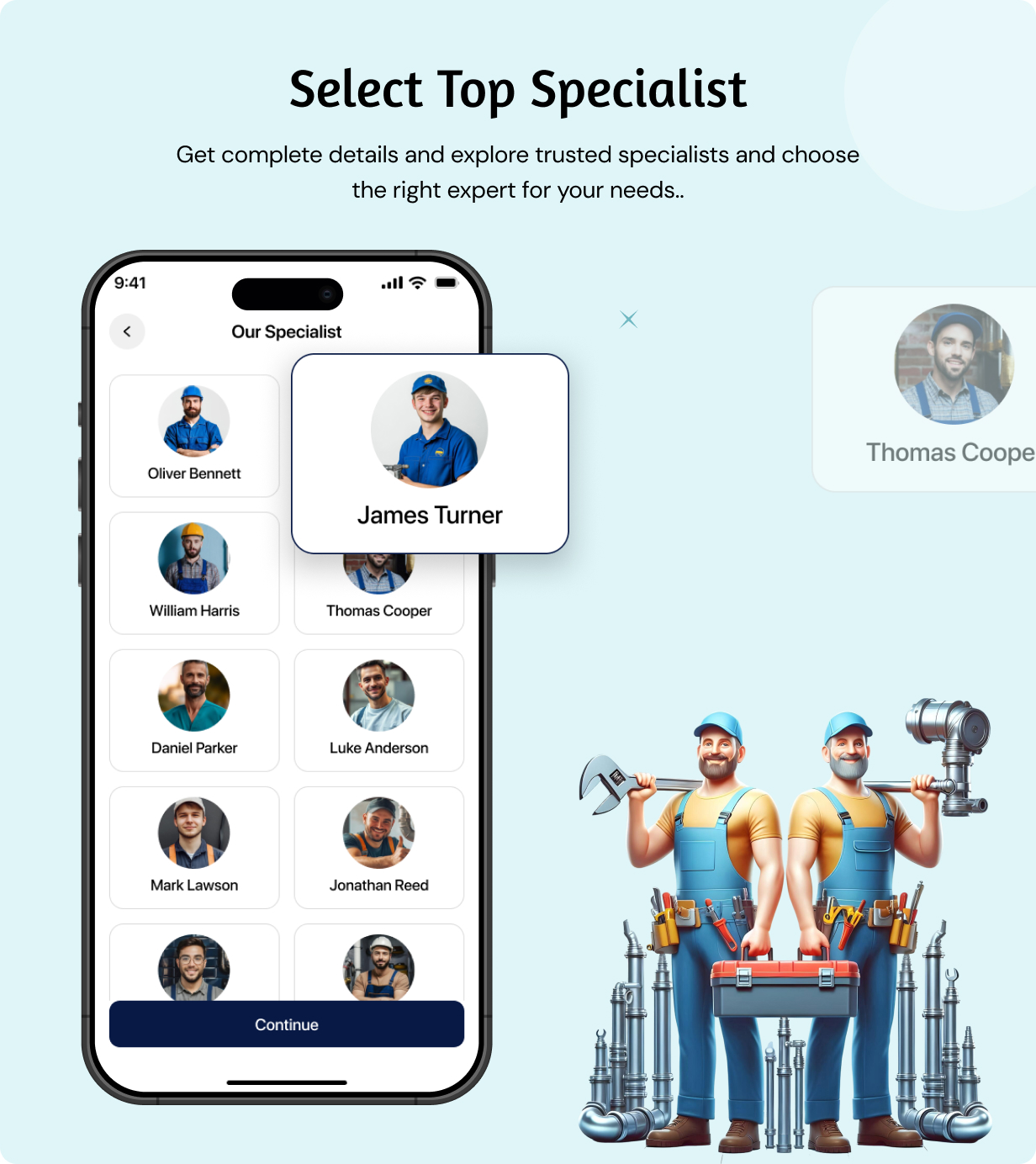 Plumber Services Booking Full app in Flutter (Android, iOS) with Node.js Backend App