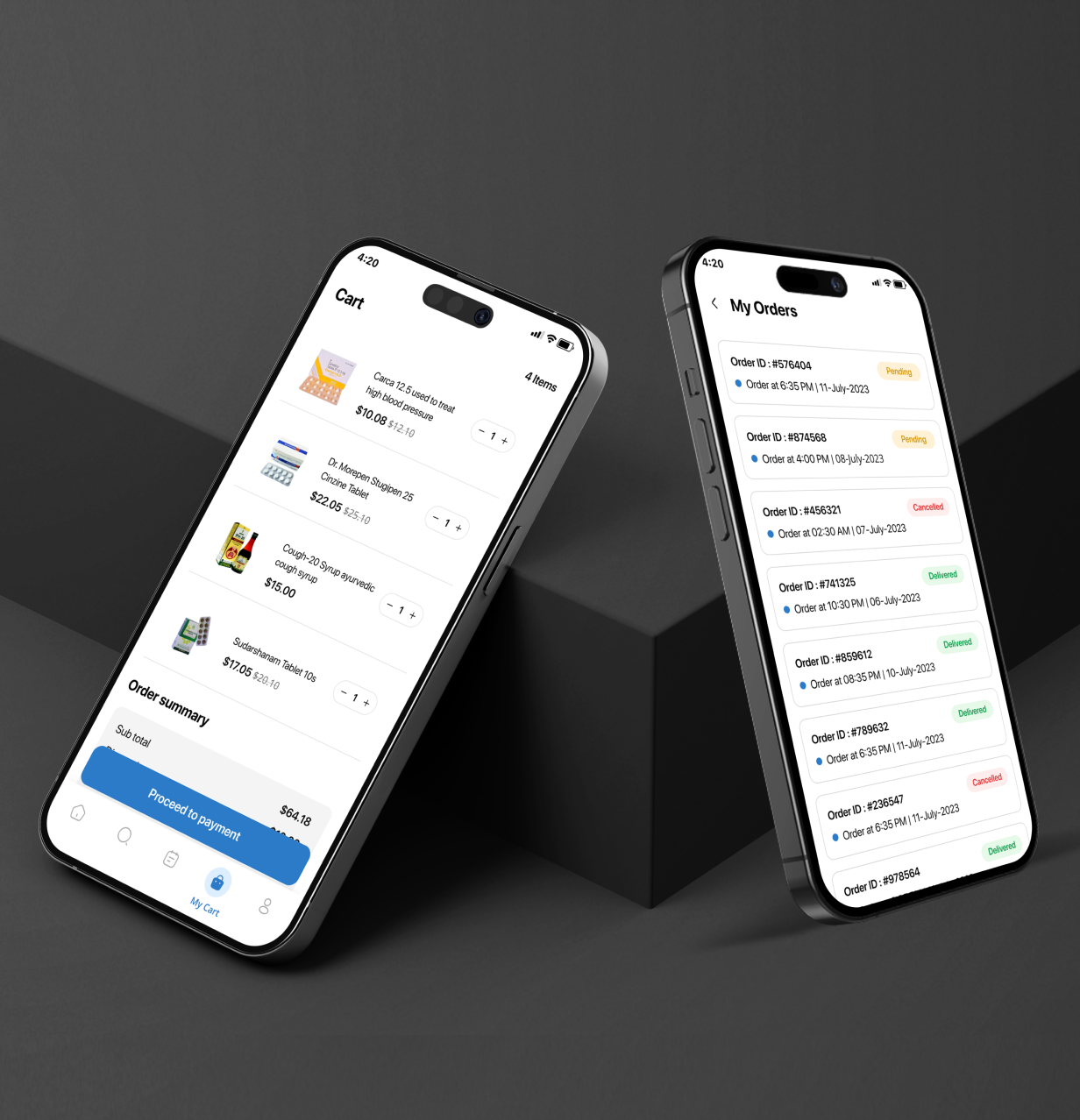 MedLocator UI Template: find medicine app in Flutter(Android, iOS) App | Pill Finder App