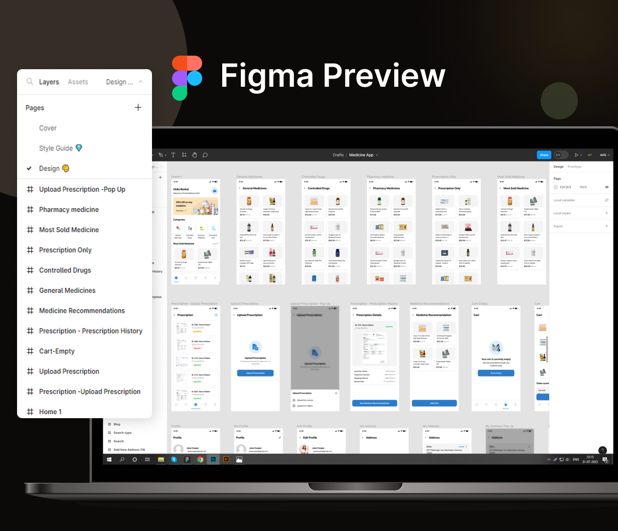 MedLocator UI Template: find medicine app in Flutter(Android, iOS) App | Pill Finder App