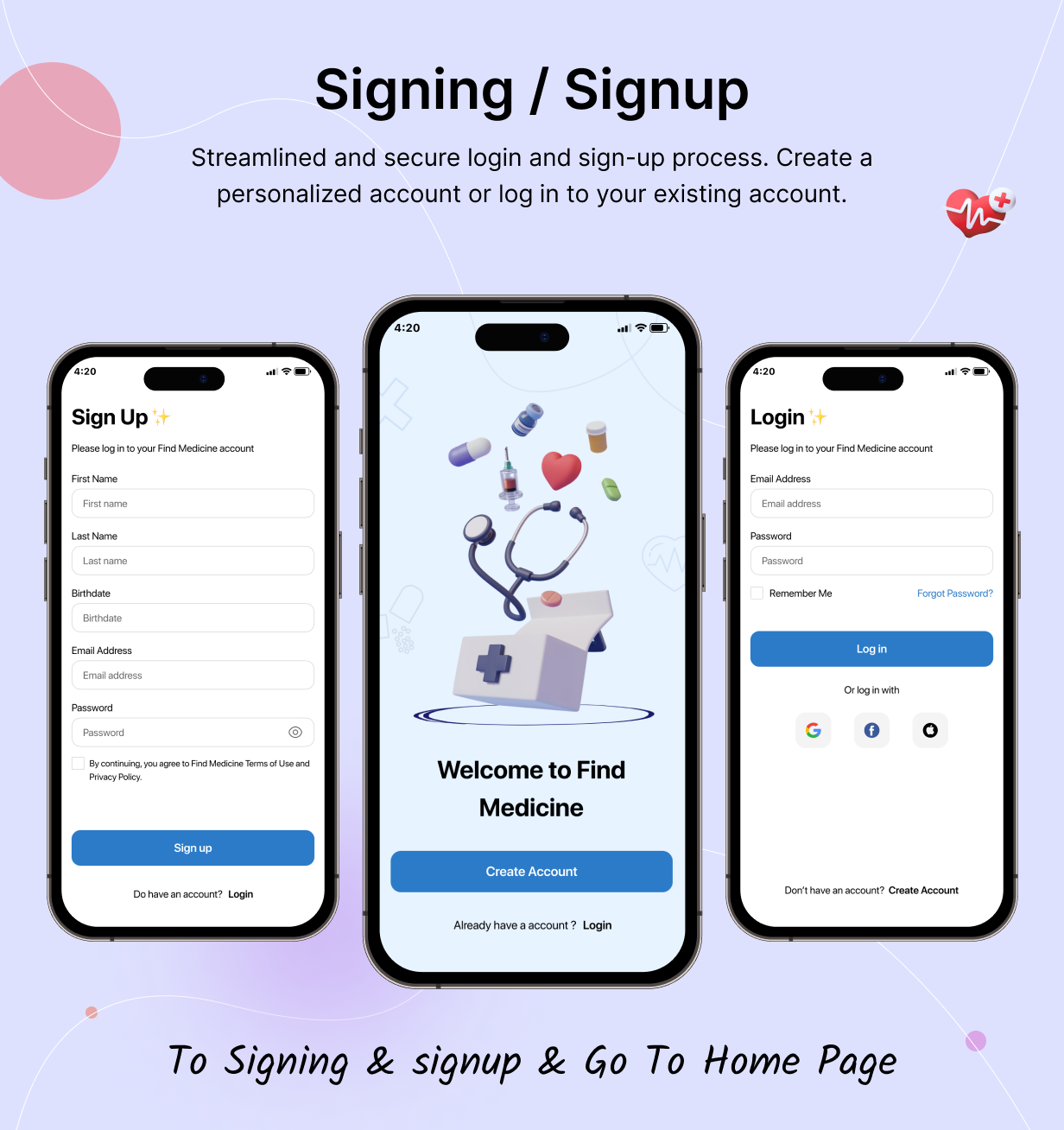 MedLocator UI Template: find medicine app in Flutter(Android, iOS) App | Pill Finder App