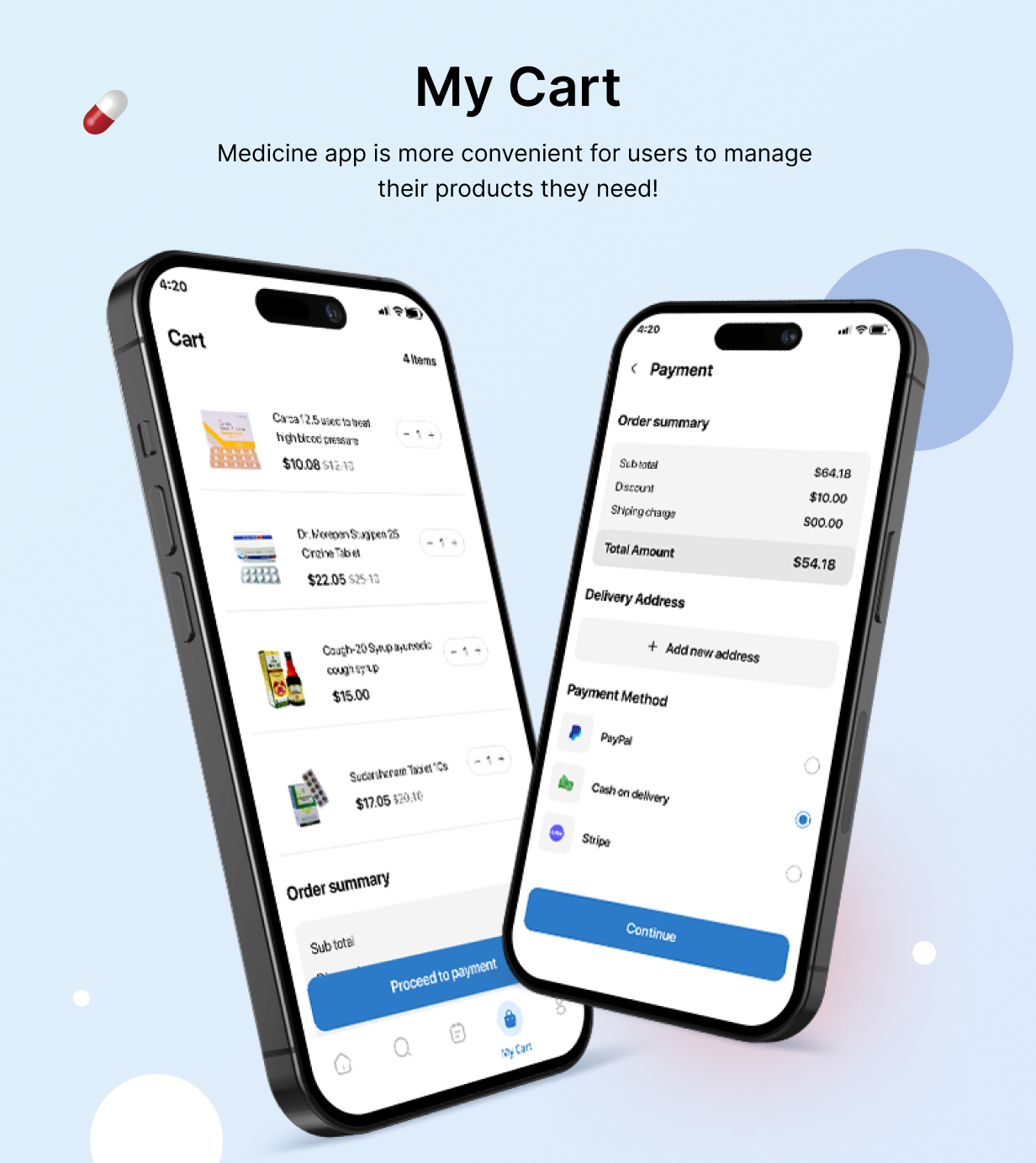 MedLocator UI Template: find medicine app in Flutter(Android, iOS) App | Pill Finder App