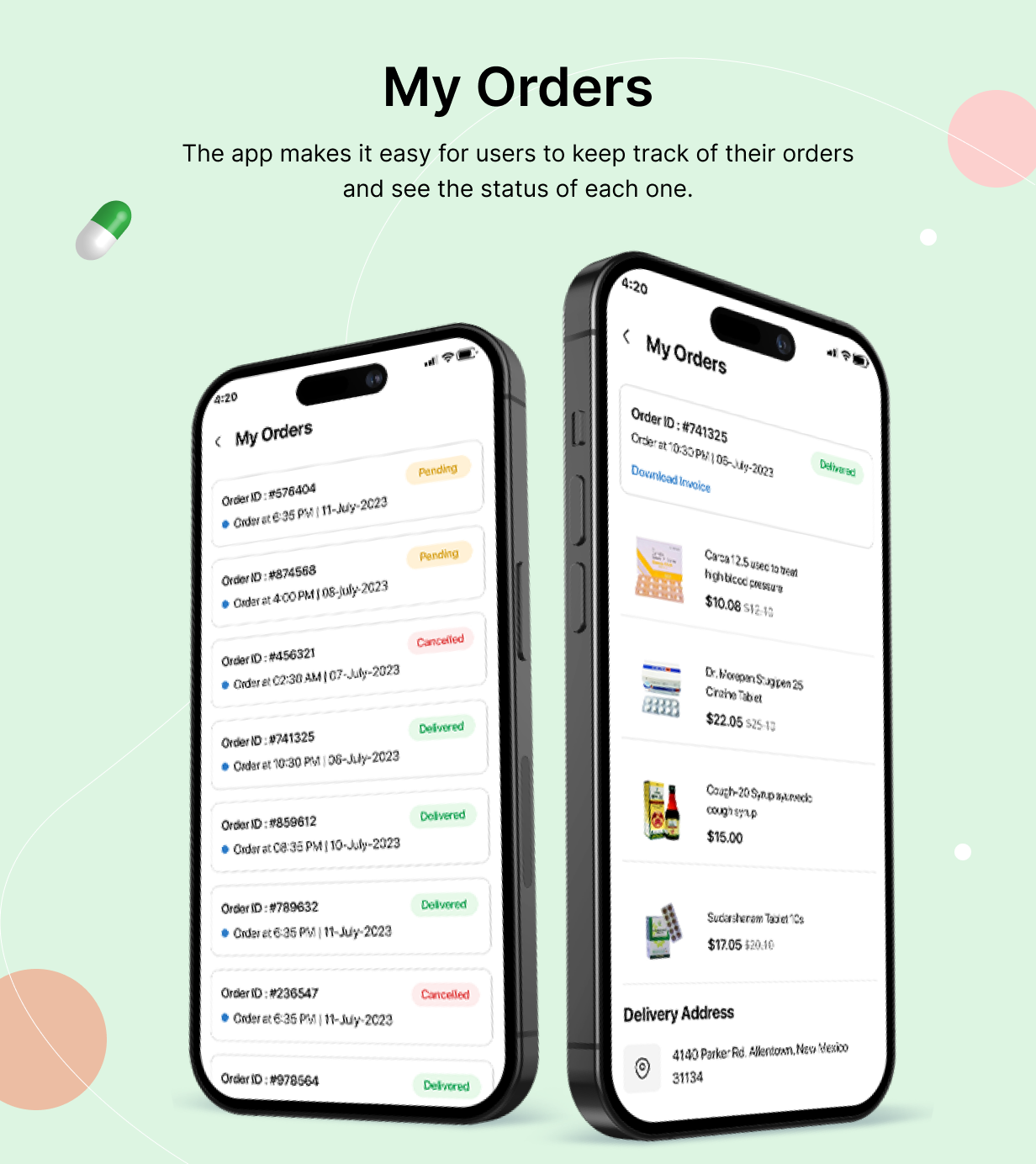 MedLocator UI Template: find medicine app in Flutter(Android, iOS) App | Pill Finder App