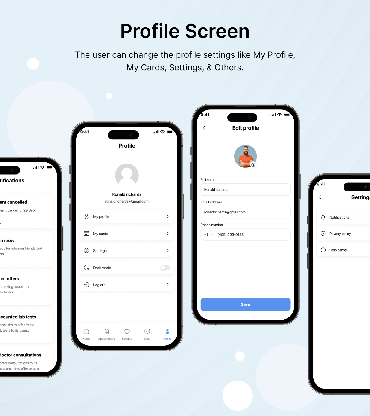 Medicare Pro template: Doctor Appointment booking app in Flutter (Android, iOS) | DocPortal App - 11