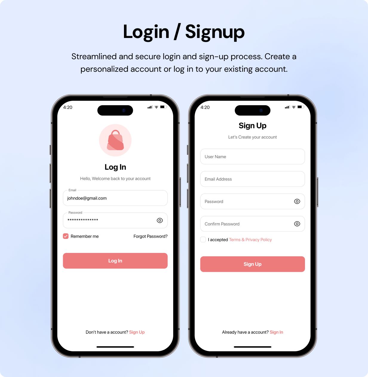 Bag Store App - E-commerce Store app in Flutter 3.x (Android, iOS) with WooCommerce Full App