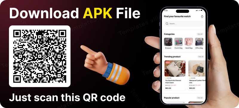 Bag Store App - E-commerce Store app in Flutter 3.x (Android, iOS) with WooCommerce Full App
