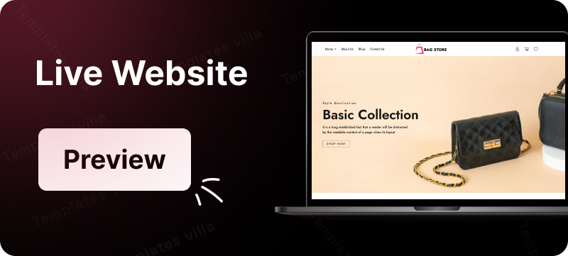 Bag Store App - E-commerce Store app in Flutter 3.x (Android, iOS) with WooCommerce Full App