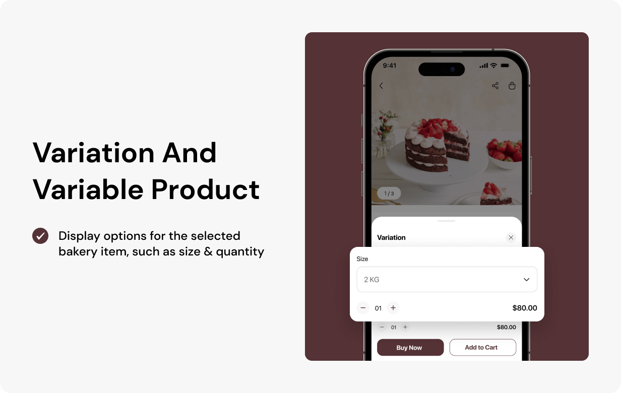 Bakery Shop App - E-commerce Store app in Flutter 3.x (Android, iOS) with WooCommerce Full App - 16