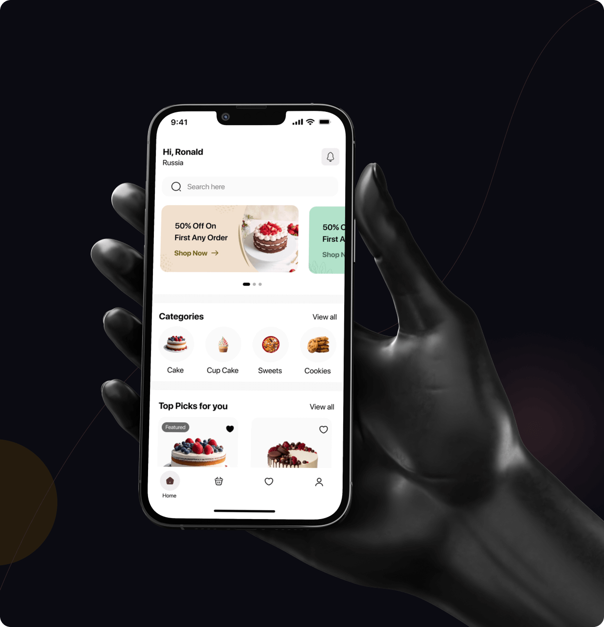 Bakery Shop App - E-commerce Store app in Flutter 3.x (Android, iOS) with WooCommerce Full App - 23