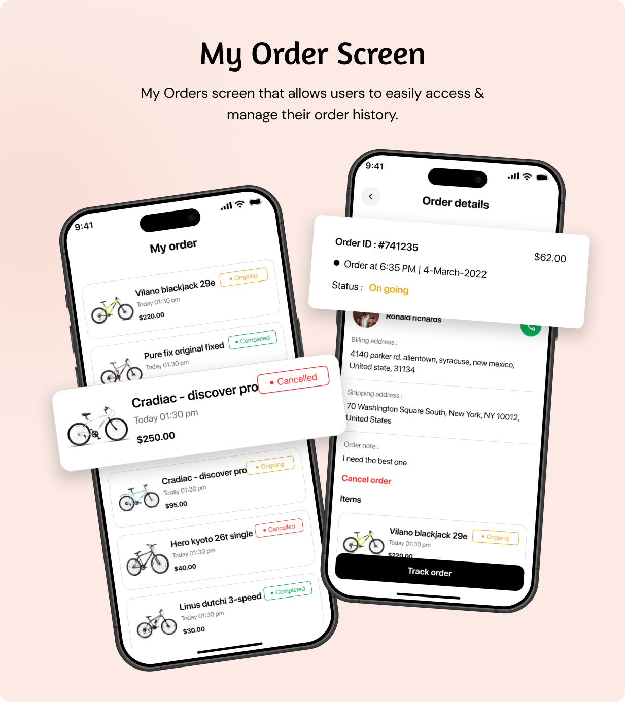 Cycle Store App - E-commerce Store app in Flutter (Android, iOS) with WooCommerce Full App