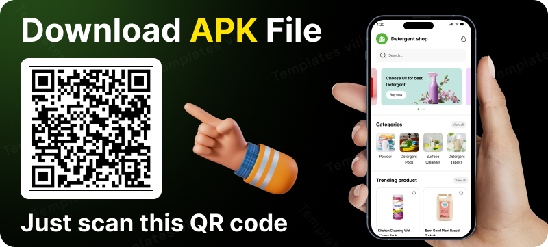 Detergent Shop App - E-commerce Store app in Flutter (Android, iOS) with WooCommerce Full App