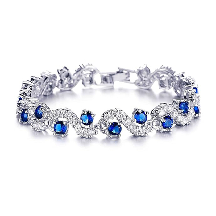 blue daimond bracelet