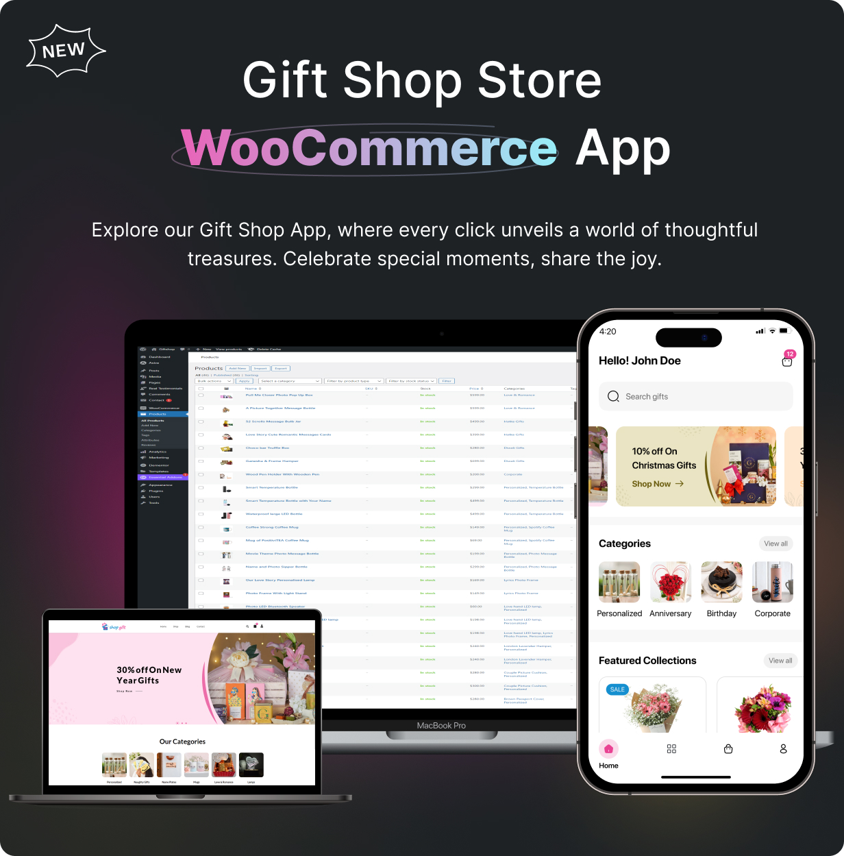 Giftly App - Online Gift Store Flutter 3.x (Android, iOS) WooCommerce Full App | Daily Gift App - 6
