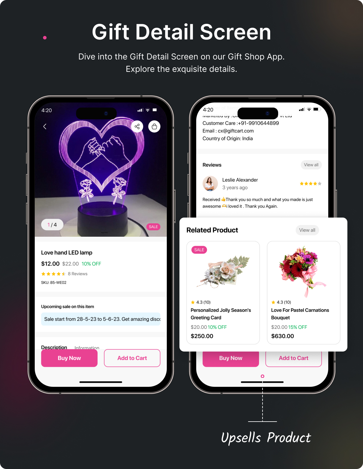 Giftly App - Online Gift Store Flutter 3.x (Android, iOS) WooCommerce Full App | Daily Gift App - 13