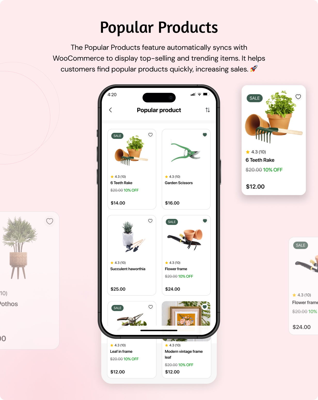 Garden Equipment Store App - E-commerce app in Flutter 3.x (Android, iOS) with WooCommerce Full App - 10