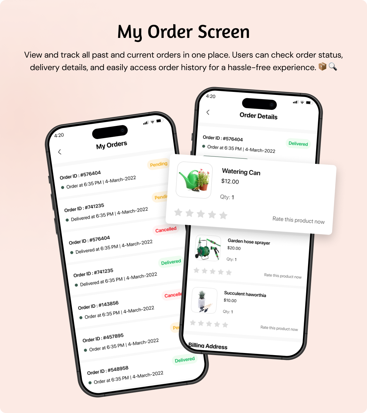 Garden Equipment Store App - E-commerce app in Flutter 3.x (Android, iOS) with WooCommerce Full App - 14