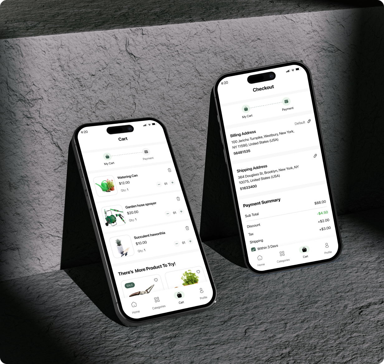 Garden Equipment Store App - E-commerce app in Flutter 3.x (Android, iOS) with WooCommerce Full App - 21