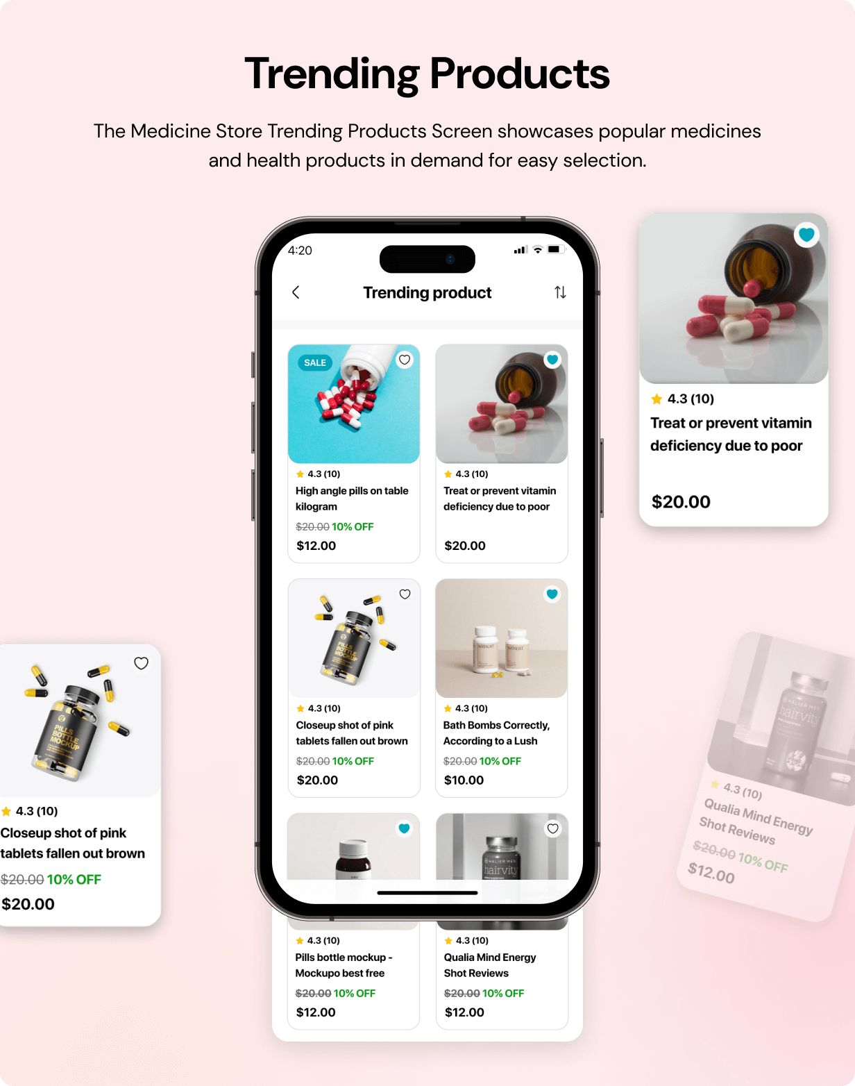 Medicine App store - E-commerce Store app in Flutter 3.x (Android, iOS) with WooCommerce Full App - 9