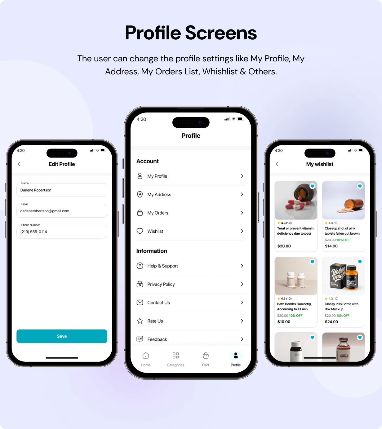 Medicine App store - E-commerce Store app in Flutter 3.x (Android, iOS) with WooCommerce Full App - 15