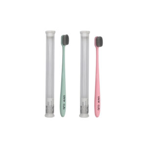 personal green & pink toothbrush