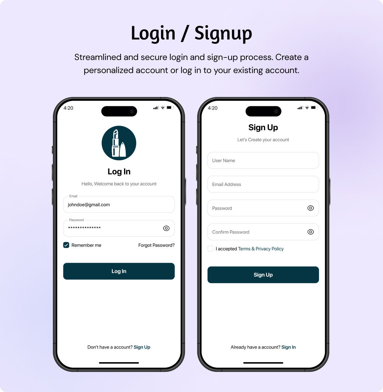 Nail Polish Store App - E-commerce Store app in Flutter 3.x (Android, iOS) with WooCommerce Full App