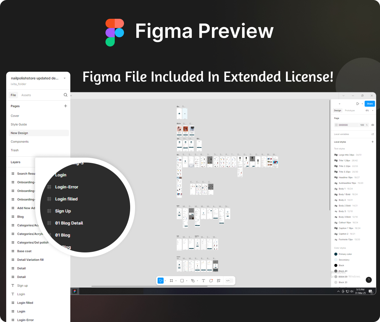Nail Polish Store App - E-commerce Store app in Flutter 3.x (Android, iOS) with WooCommerce Full App