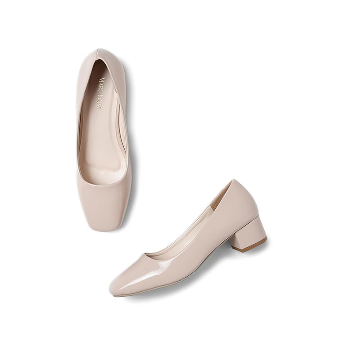 Elle Women's Cream Stiletto Pumps